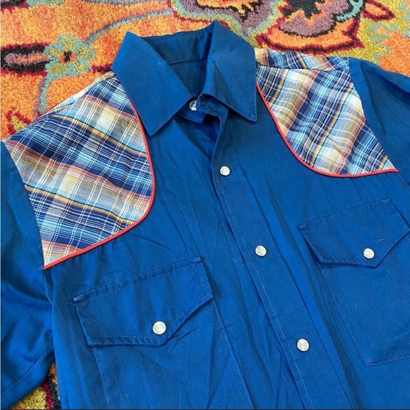 Vintage Western Button Down Shirt - Picture 5 of 7